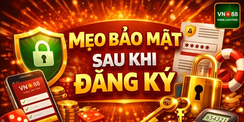 Mẹo bảo mật sau khi đăng ký