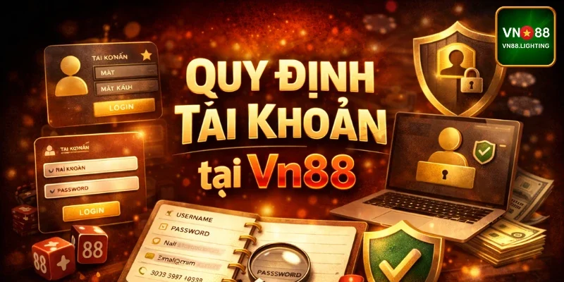 quy định tài khoản tại Vn88