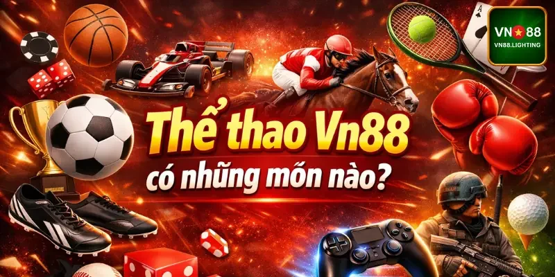 Thể thao Vn88 có những môn nào?