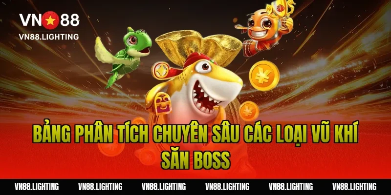 Bảng Phân Tích Chuyên Sâu Các Loại Vũ Khí Săn Boss