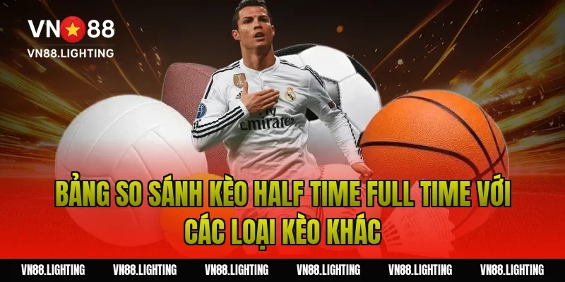 Bảng So Sánh Kèo Half Time Full Time Với Các Loại Kèo Khác